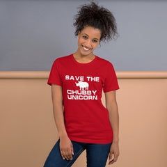 Chubby Unicorn Short-Sleeve Women T-Shirt