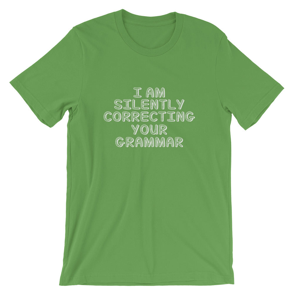Correcting Your Grammar Short-Sleeve Unisex T-Shirt