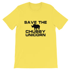 Chubby Unicorn Short-Sleeve Unisex T-Shirt