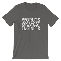 Worlds Okayest Engineer Short-Sleeve Women T-Shirt