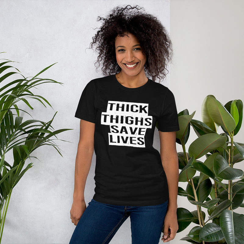 Thick Thighs Save Lives Short-Sleeve Women T-Shirt