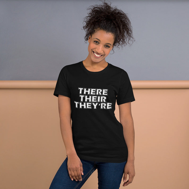 There Their They're Short-Sleeve Women T-Shirt