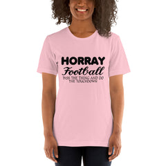Horray Football Short-Sleeve Women T-Shirt