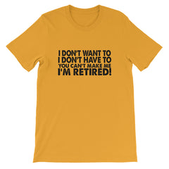 Retired Short-Sleeve Unisex T-Shirt