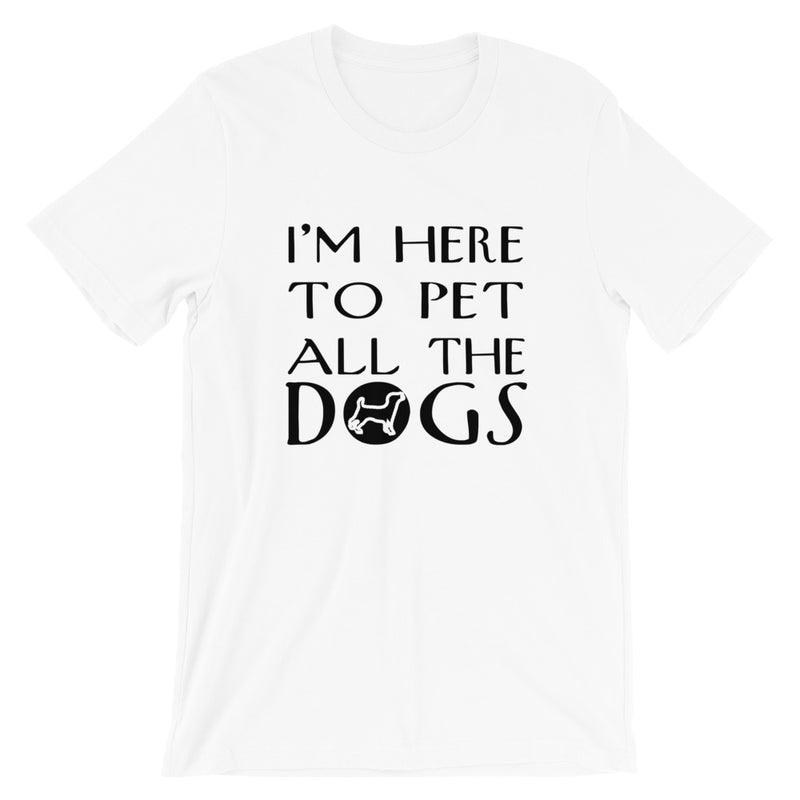 Pet All The Dogs Short-Sleeve Women T-Shirt