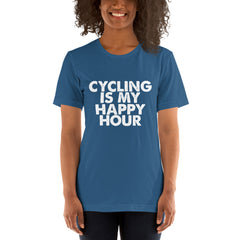 Cycling Happy Hour Short-Sleeve Women T-Shirt