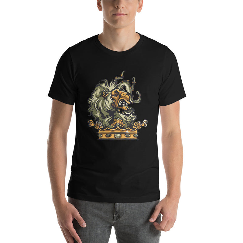 Lion Head Short-Sleeve Unisex T-Shirt