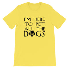 Pet All The Dogs Short-Sleeve Unisex T-Shirt