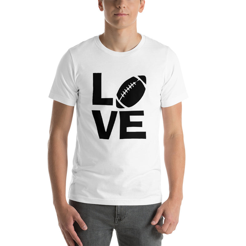 Love Football Short-Sleeve Unisex T-Shirt