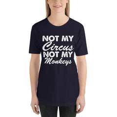 Not My Monkeys Short-Sleeve Women T-Shirt