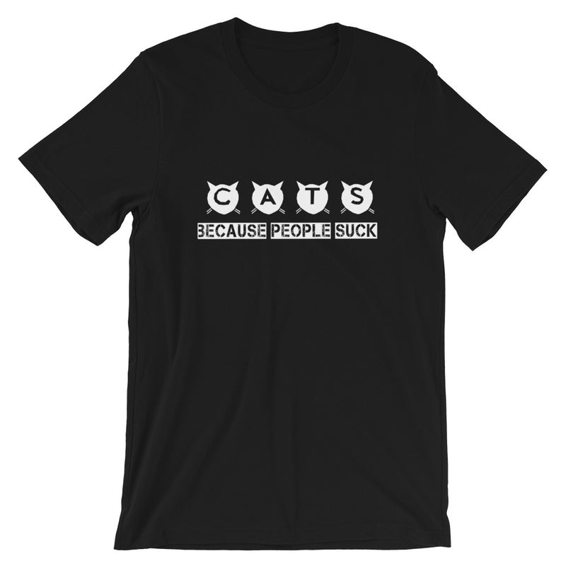 Cats Because People Short-Sleeve Unisex T-Shirt