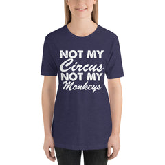 Not My Monkeys Short-Sleeve Women T-Shirt