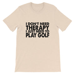 Golf Therapy Short-Sleeve Unisex T-Shirt