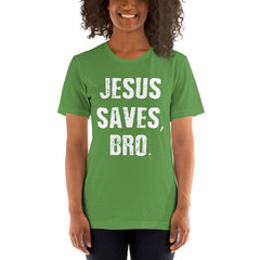 Jesus Saves Bro Short-Sleeve Women T-Shirt