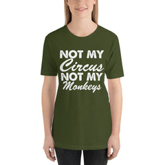 Not My Monkeys Short-Sleeve Women T-Shirt