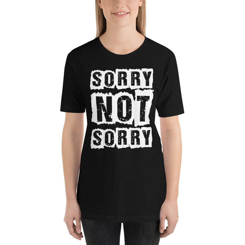 Sorry Not Sorry Short-Sleeve Women T-Shirt