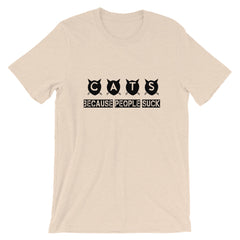 Cats Because People Short-Sleeve Women T-Shirt